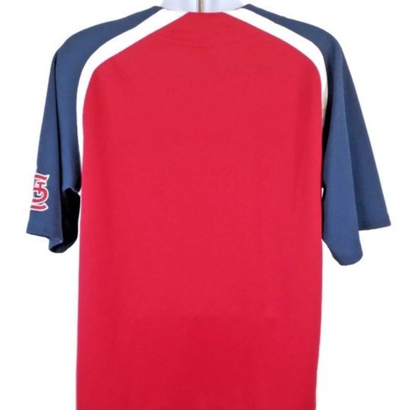 Dynasty St. Louis Cardinals MLB Short Sleeve Red Jersey Shirt Mens Large 42-44 - Picture 5 of 9